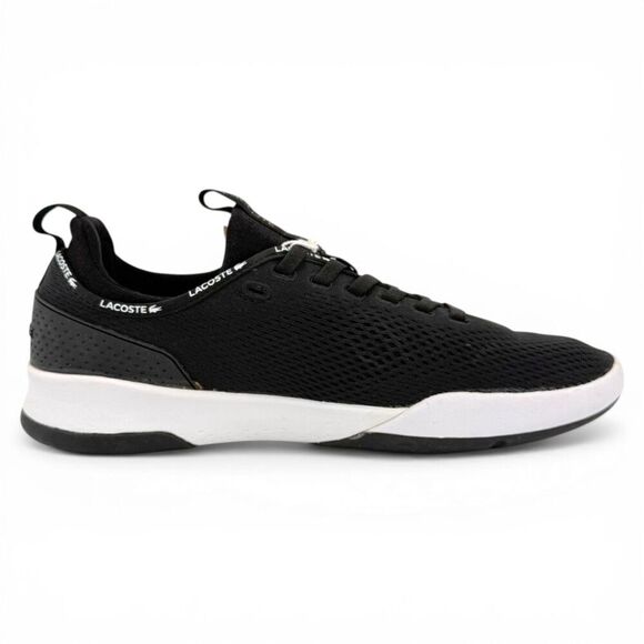 NWT Lacoste Men\'s LT Spirit 2.0 Performance Sneakers Black Size 11.5 main image 9